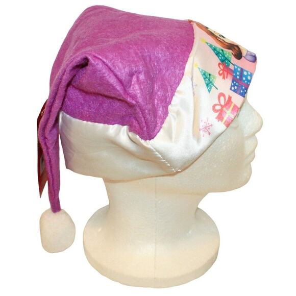 Vintage Disney Cap Sofia The First Purple 15.5" Santa Hat Christmas Casual 2015 - Picture 6 of 7